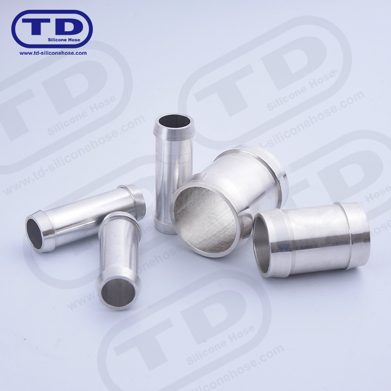Ajustement en aluminium pour le tuyau en silicone