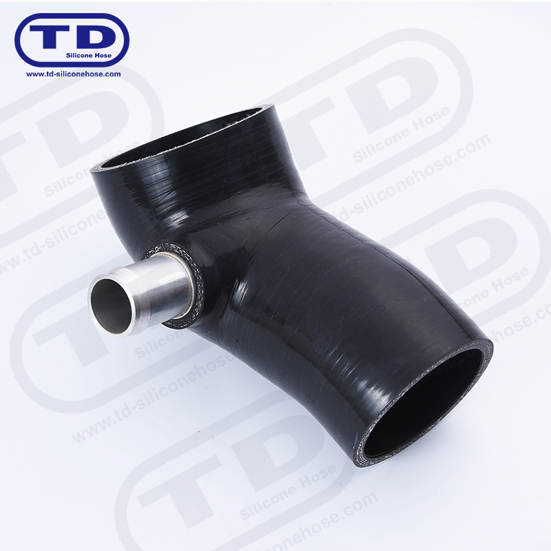 Ajustement en aluminium pour le tuyau en silicone