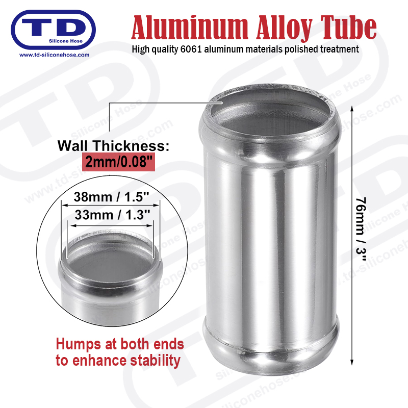 Tuyau en aluminium OD: 1,5 