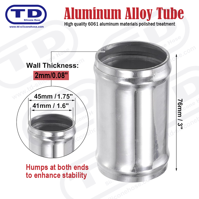 Tuyau en aluminium OD: 1,75 