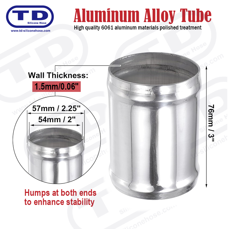 Tuyau en aluminium OD: 2,25 