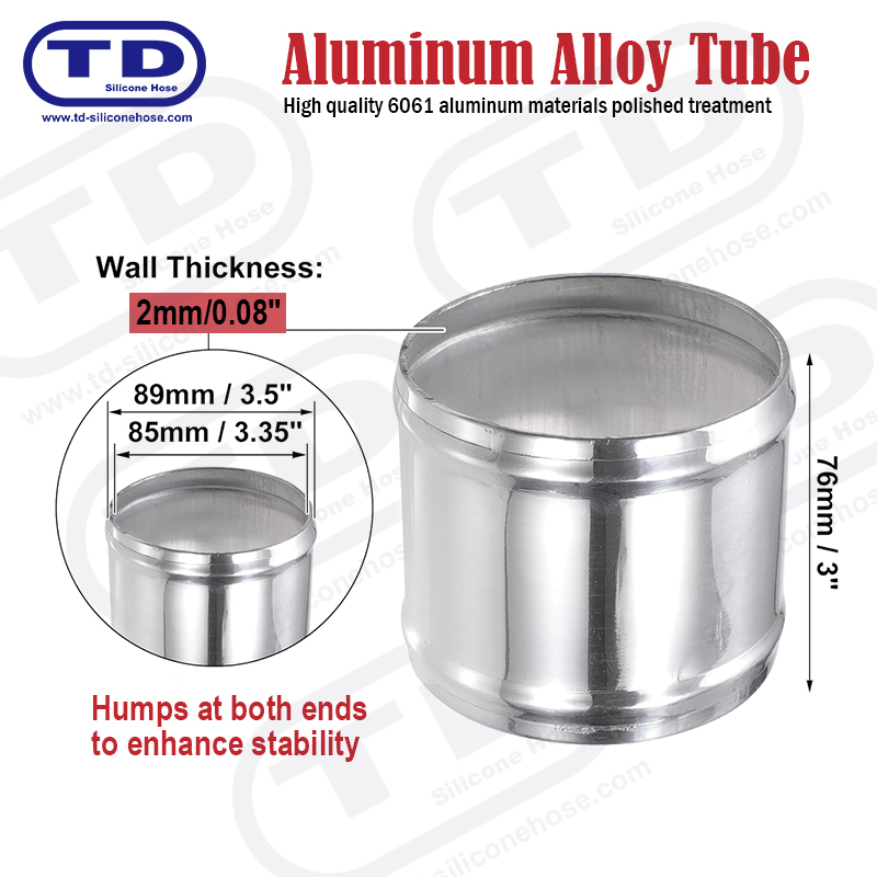 Tuyau en aluminium OD: 3,5 