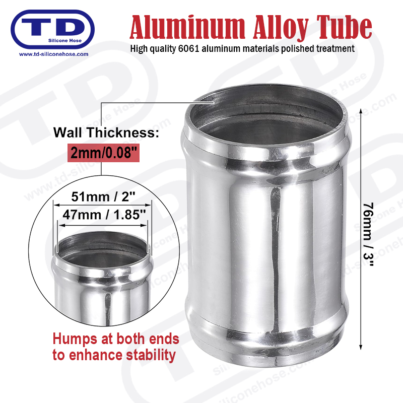 Tuyau en aluminium OD: 2,0 